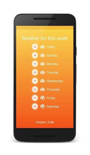 Whether - minimal weather app screenshot 2