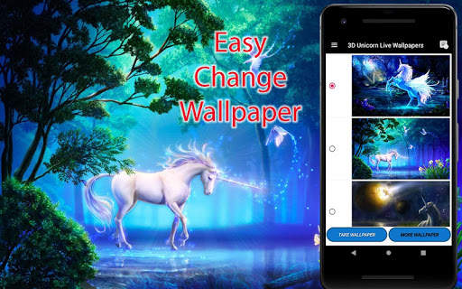 Unicorn Live Wallpapers screenshot 1