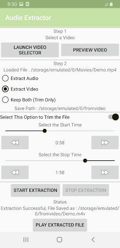 Audio Extractor screenshot 5