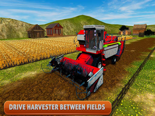 Real Farm Harvester 3D screenshot 1