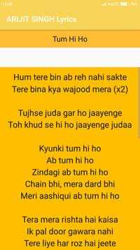 Arijit Singh Songs Lyrics screenshot 4