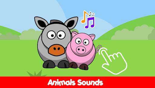 Infant piano with farm animals screenshot 4