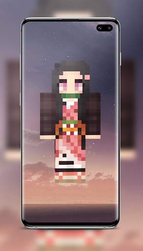 Demon Slayer Minecraft Skin screenshot 5
