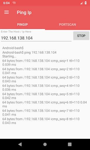 Ping IP screenshot 2