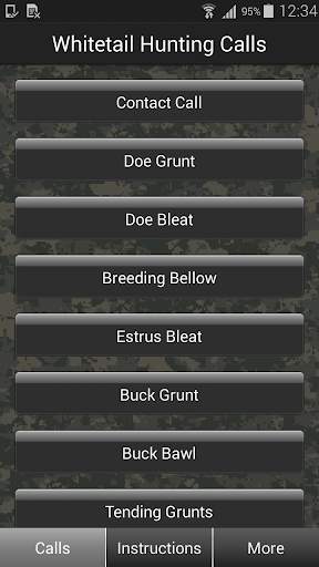 Whitetail Hunting Calls screenshot 1