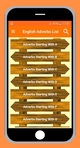 English Adverbs List скриншот 2
