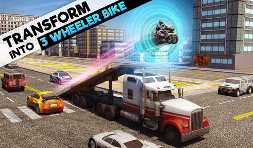 Car Transform Mega Ramp Truck Robot Transformation screenshot 5