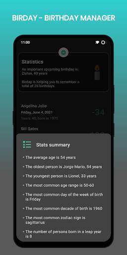 Birday - Birthday Manager 🎂 screenshot 3