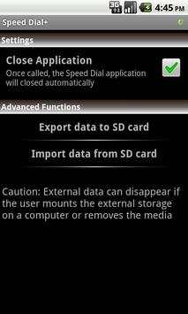Speed Dial Lite screenshot 1