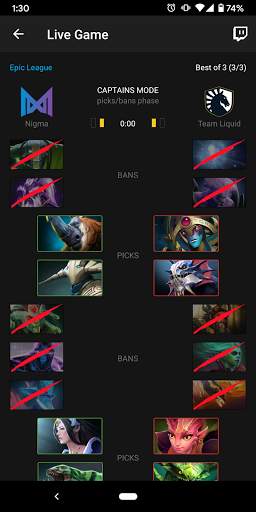 Live Dota screenshot 1