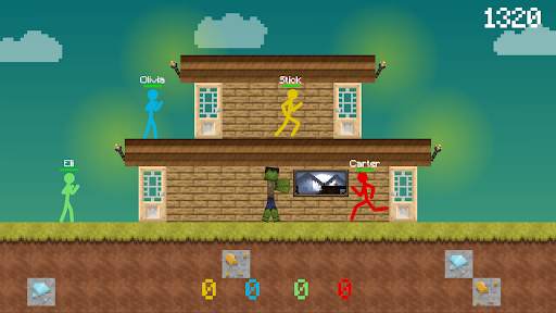 Stickman vs Multicraft: Survival Craft Pocket screenshot 2