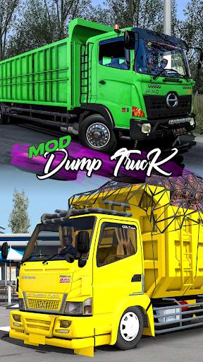 Bussid Mod Dump Truck Lengkap screenshot 1