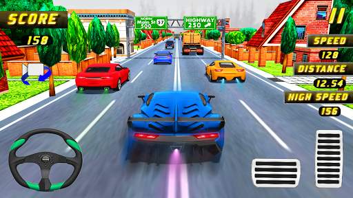 Car Racing in Fast Highway Traffic screenshot 13