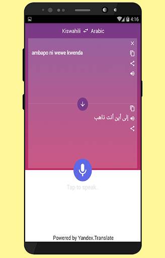 Arabic Swahili Translator screenshot 4