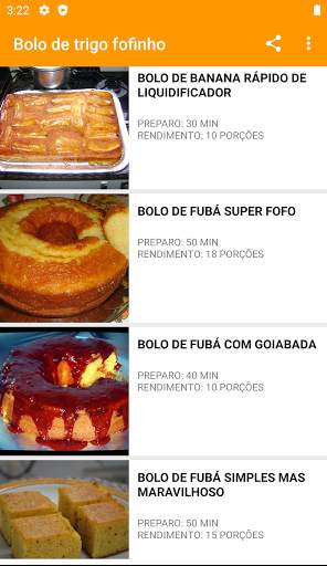 Bolo de trigo fofinho screenshot 5