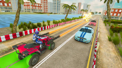 ATV Quad Bike Shooting: Traffic Shooter Simulator screenshot 3