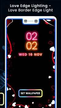 Love Edge Lighting - Love Border Edge Light screenshot 5