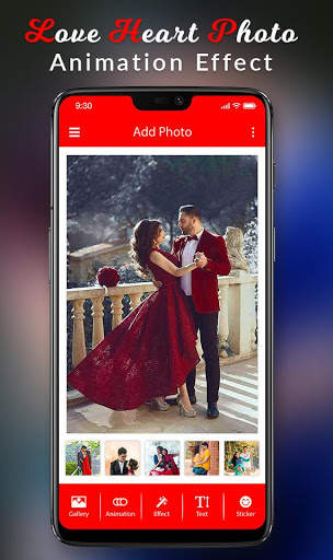 Valentine Day Photo Animation Video Maker screenshot 1