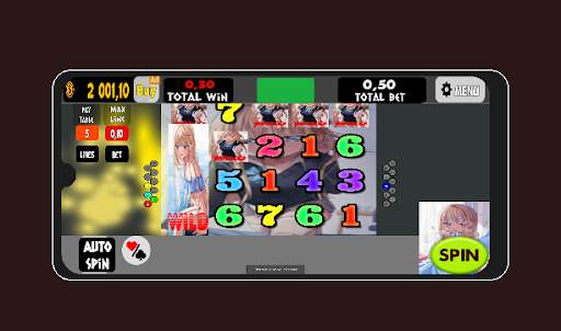 3D Slot Hot Anime Sexy Girl Spin screenshot 2