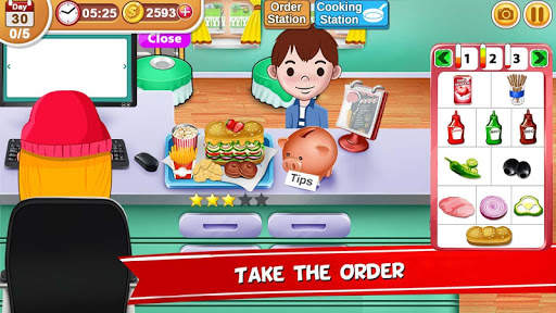 My sandwich Shop Cooking & Restaurant Chef Game screenshot 5