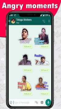 Telugu Stickers - Free Funny Stickers screenshot 7