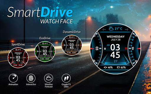 SmartDrive Watch Face screenshot 1