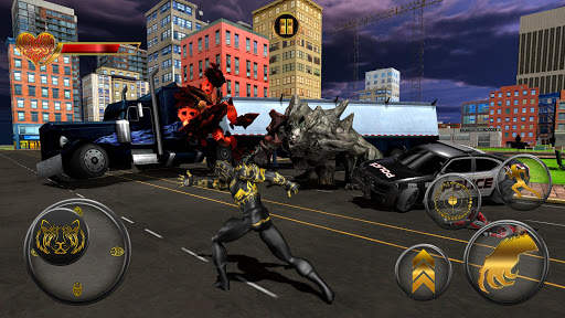 Panther Super Hero Crime City Rescue Battle screenshot 1