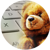 Teddy Bear Keyboard CuteThemes иконка