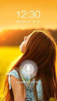 Voice detection style lock screen for prank screenshot 5