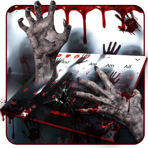 3D Live Walking Dead Zombie Keyboard 10002