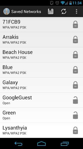 WIFI Key Recovery [ROOT] screenshot 1
