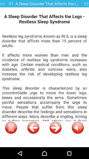 Sleep Disorders And Problems screenshot 3