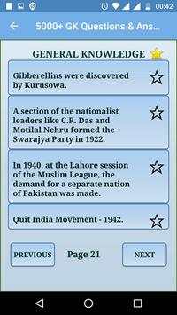 5000  GK Questions & Answers screenshot 2