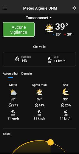 Meteo Algerie ONM 7 تصوير الشاشة