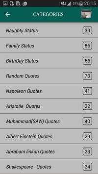 Status & Quotes screenshot 2