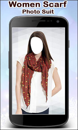 Women Scarf Photo Suit New screenshot 2