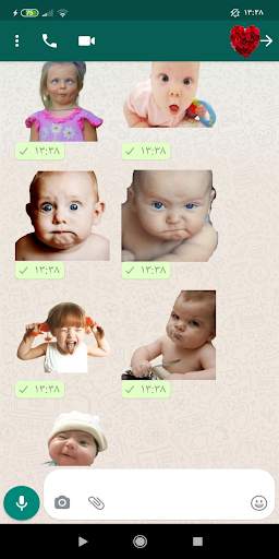 NEW Babies Stickers for WhatsApp 👶 WASTICKERAPPS screenshot 7