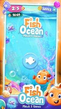 Fish Ocean Match 3 Games Free screenshot 3