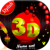 3D Stylish Name Maker For Android أيقونة