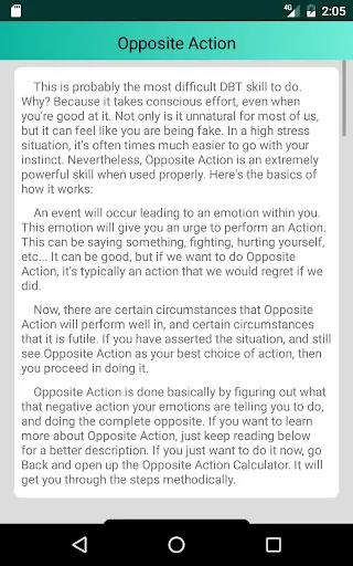 DBT Emotion Regulation Tools 3 تصوير الشاشة