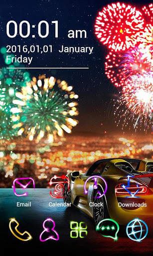 New Year GO Launcher Theme screenshot 1