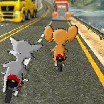 Jerry Moto Race with Tom screenshot 1