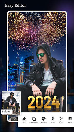 Happy NewYear Photo Editor2024 screenshot 5