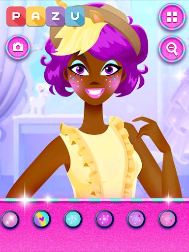 Makeup Girls - Unicorn dress up games for kids screenshot 7