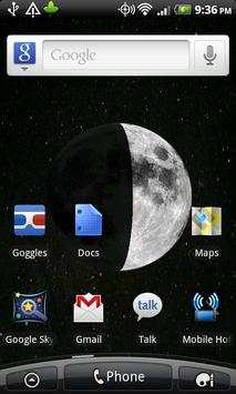 Lunar Live Wallpaper LITE screenshot 1