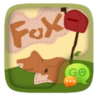 (FREE)GO SMS FOX THEME logo