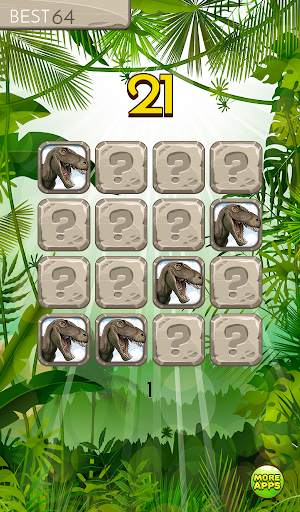 Brain games : Dinosaur : Memory training *Free screenshot 8