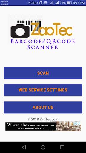 QR & Barcode Scanner - Free screenshot 1
