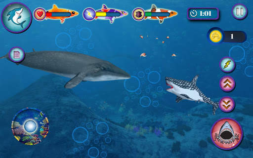 Underwater Sea Monster Attack - Shark Simulator 3D screenshot 3