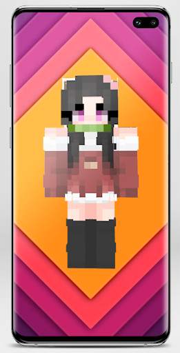 Nezuko Skin for Minecraft screenshot 3